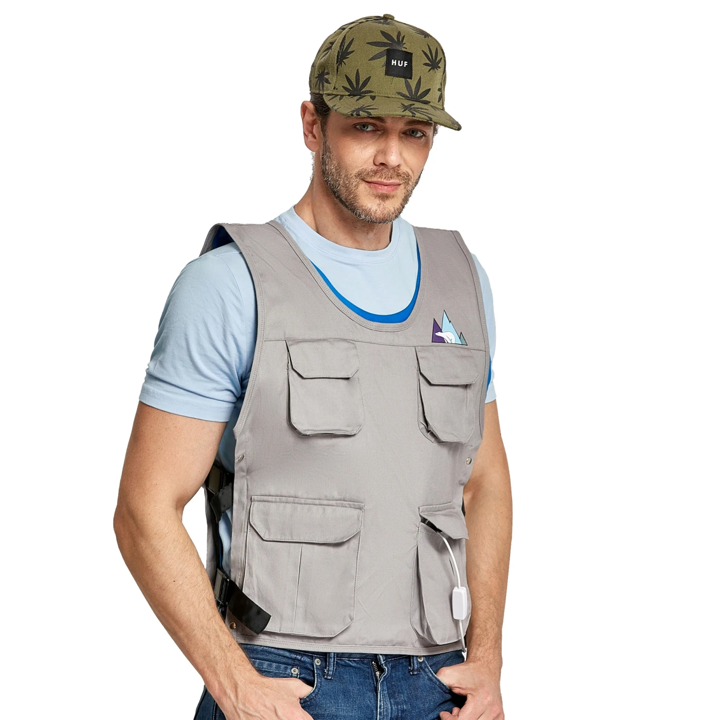 Новый дизайн, 64-82 градуса по Фаренгейту, портативный охлаждающий жилет для бега, высокоэффективный охлаждающий гелевый жилет