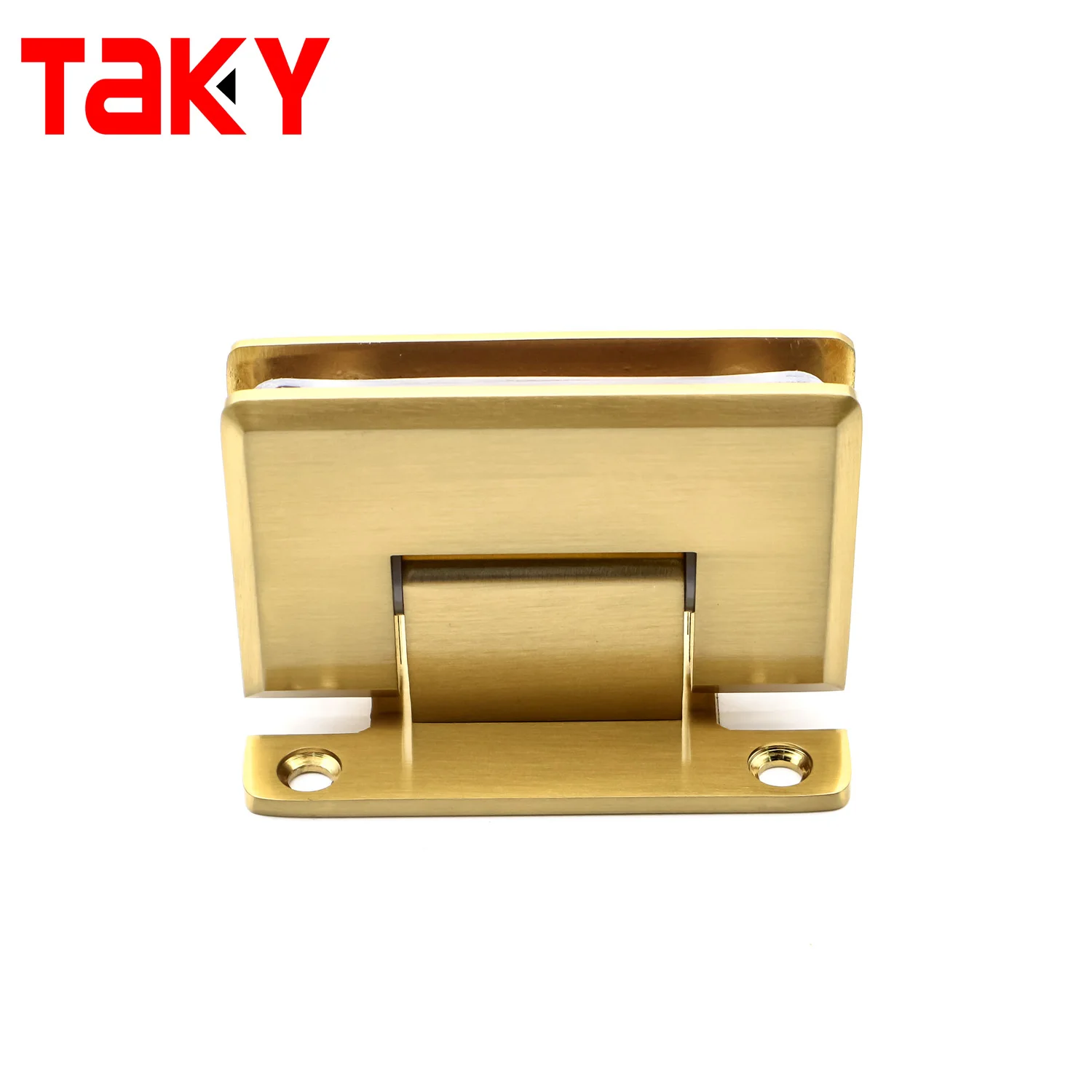 Self closing copper shower glass door hinges for 8mm glass doors