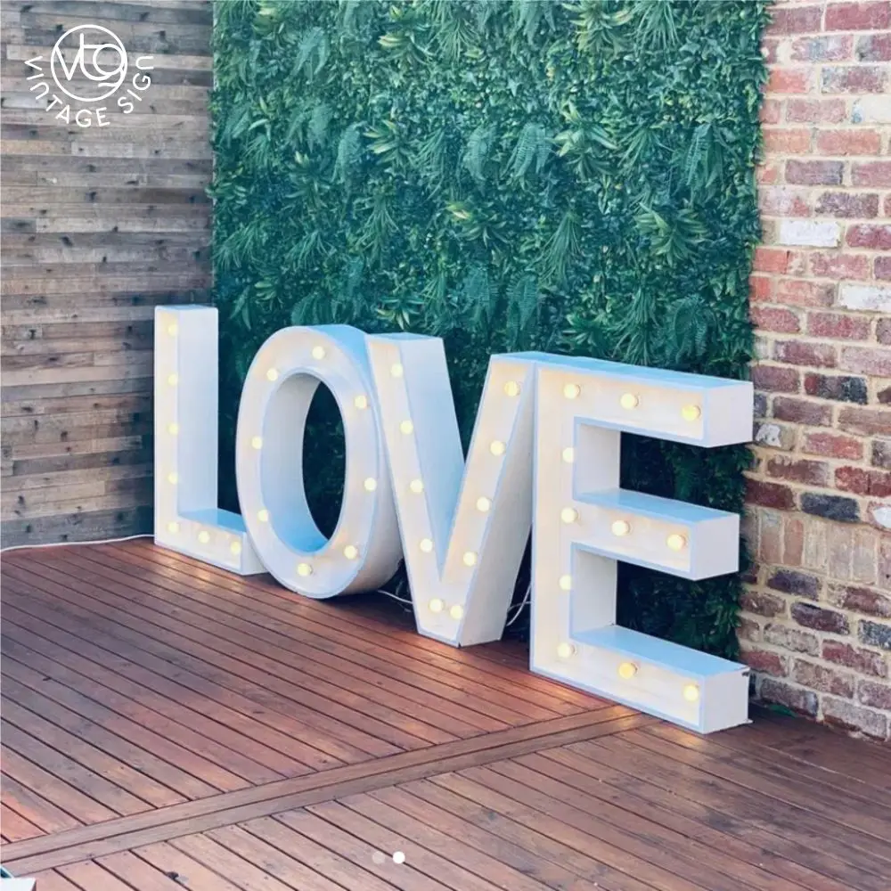 Big Letter Numbers And Letter Lights 4ft 5 ft 6ft Marquee Light Up Giant Letters Custom Giant 4ft Marquee Love Party