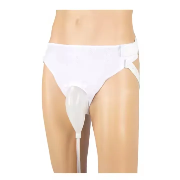 Medical External Urinate Urine Drainage Bag With Catheter And Underwear For Men Urine Collection Bag Set