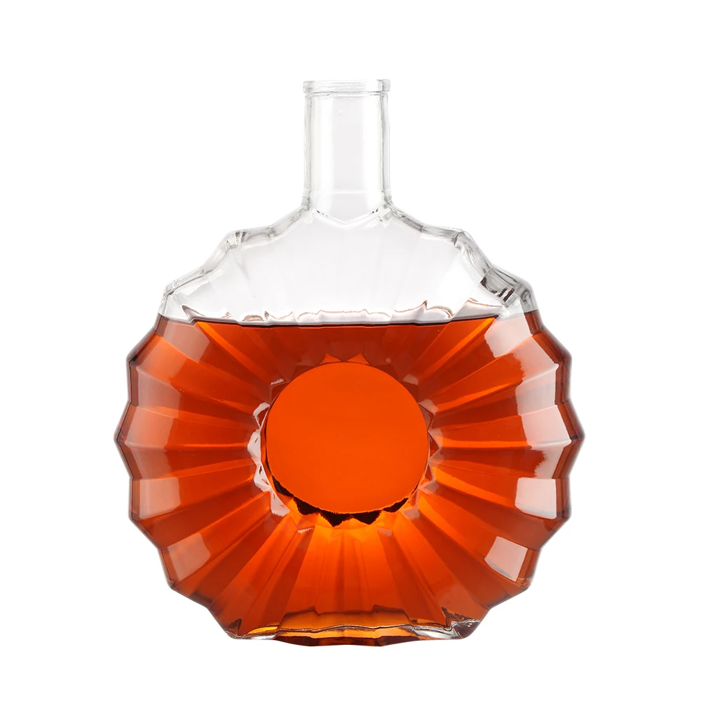 Customized Professional Premium 750ml Crystal Tequila Brandy Cognac XO Vodka Whisky Spirits Liquor Glass Bottles