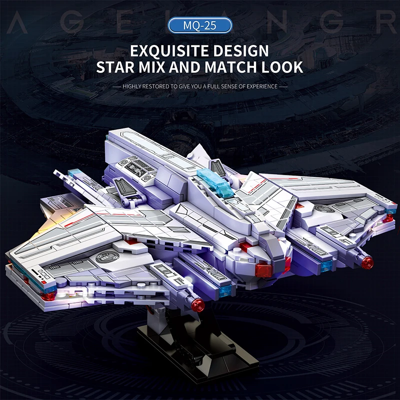 Educational Star Destroyer Building Blocks Toy Adults Kids Spaceship Model Decoration Kit Block Building Construction Toy