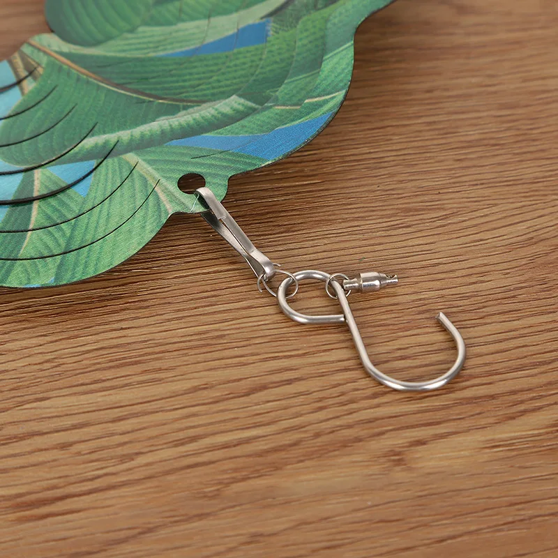 YJL Modern Stainless Steel Garden Decoration Outdoor Wind Chimes Colorful 3D Flamingos Rotating Metal Wind Spinner Wind Chimes