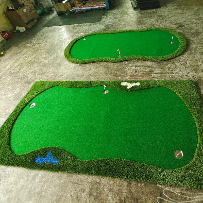150*300cm Professional Mini Golf Course Indoor Outdoor Golf Putting Green Turf Matt Golf Hitting Practice Mat