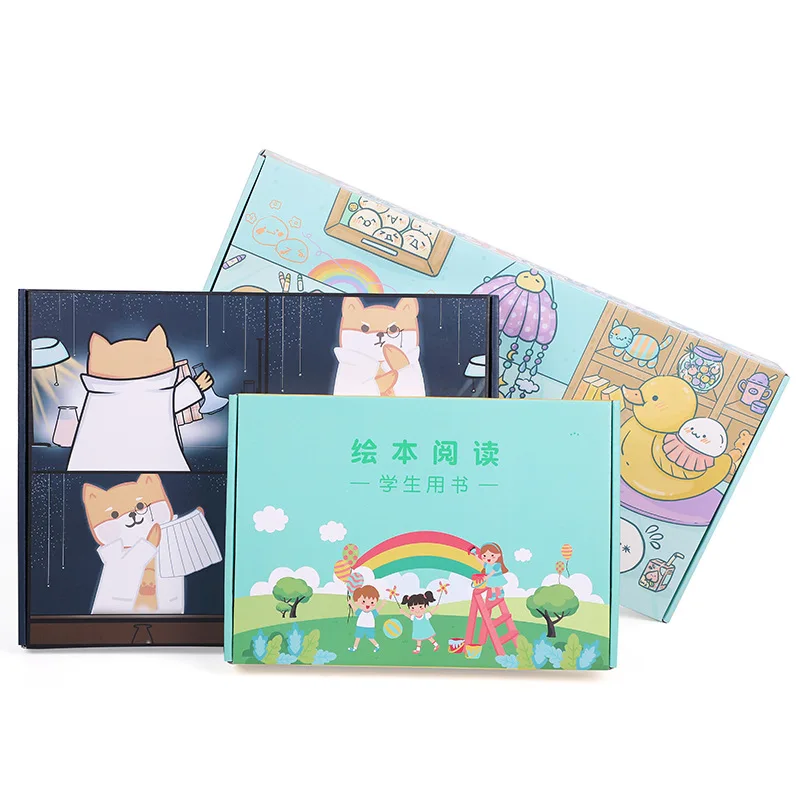 Custom printed work home packing products recyclable paper packaging corrugated letter box for transportation clothing