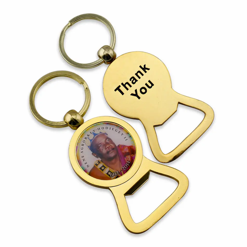 Cute engraveable logo metal custom keyholder key ring beer key chain bottle opener keychain / key holder keyring bottle opener