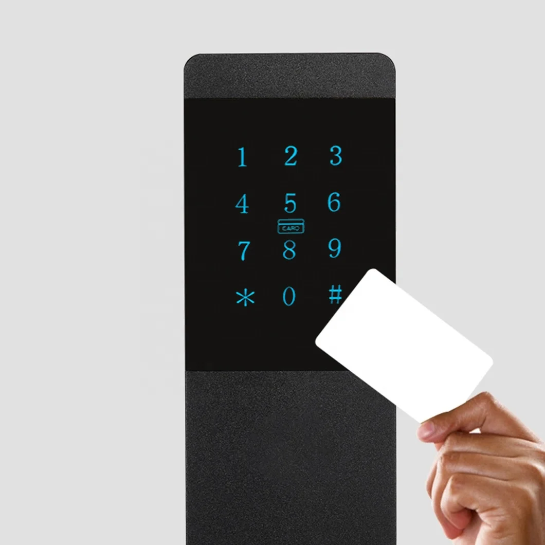 Aluminum Alloy APP Controlled Pin Code Card Hotel Door Lock WIFI with Remote Control