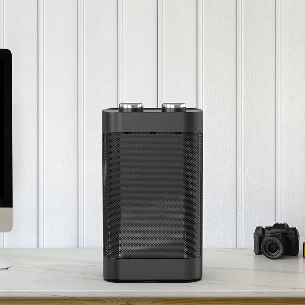 New Trend Product Electric Mini Desktop Space Heater Adjustable Overheat Protection Fan Heater