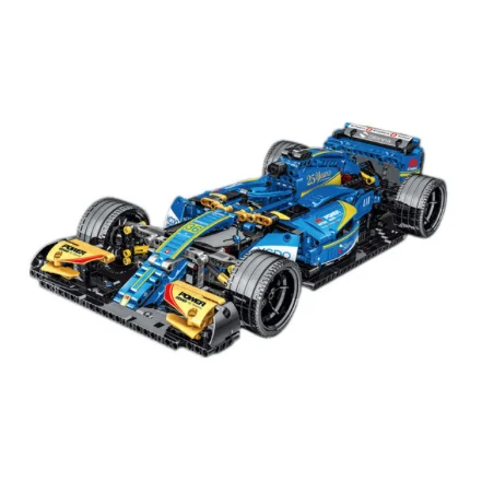 Mork 023007 High-Tech Series City Super Speed Champions Racing Formula Car RSR Building Blocks Bricks Toy