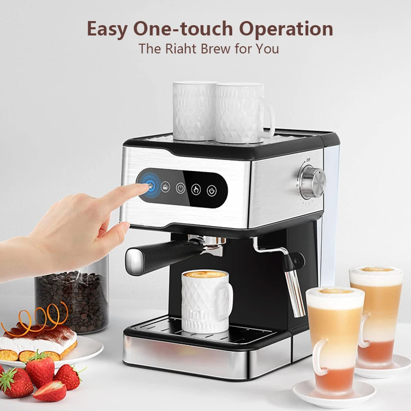 Electric Coffee Machine 15/20 bar pump espresso cappuccino coffee machine coffee maker