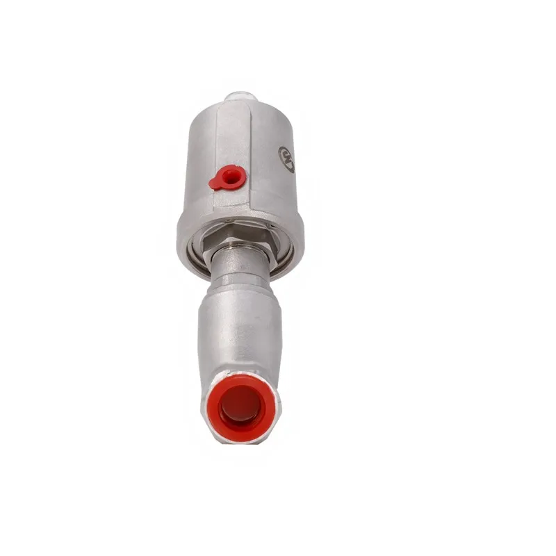 DN20 pneumatic piston valve with single acting threaded end angle seat valve