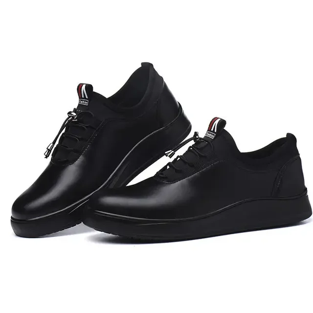 Hot Selling  antislip  Chef Safety Shoes Microfibre leather  Work shoes Used by airport security personnel