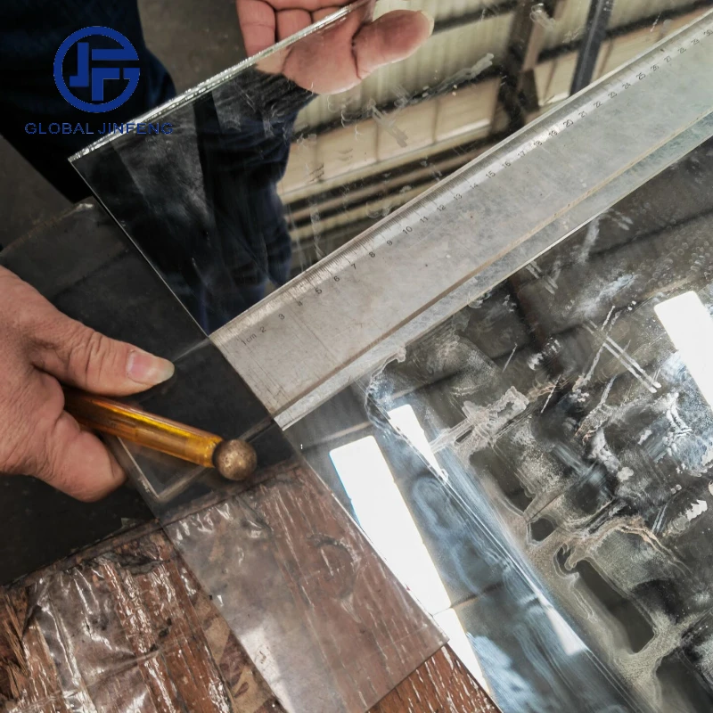 JFE 261 Glass Edge Beveling Machine CE Straight Line Beveling Mirror Edge Polishing Machine with PLC control