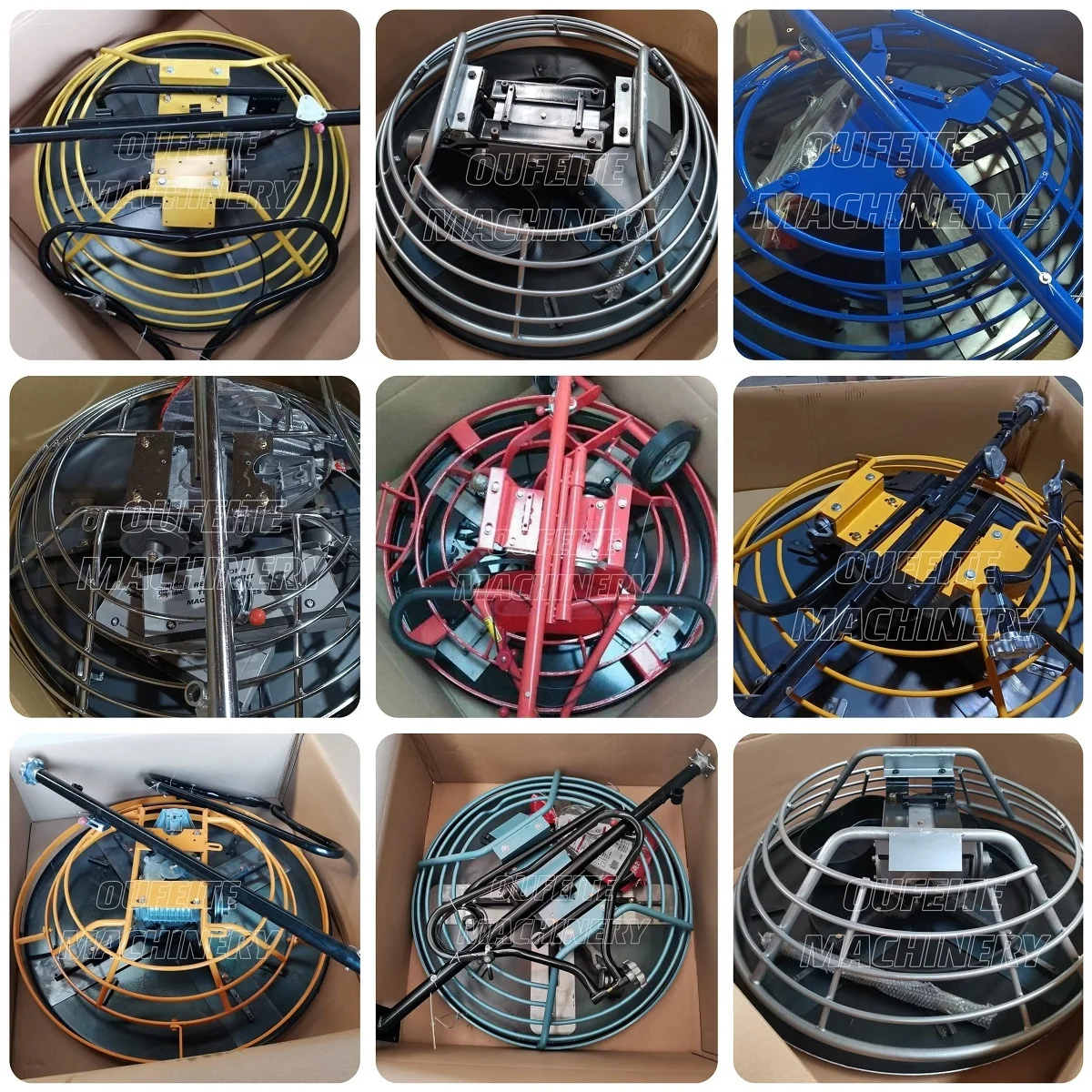 Floor Helicopter Finisher Gasoline Engine Polisher Finishing Electric Leveling Machine Cement Polishing Concrete Power Trowel