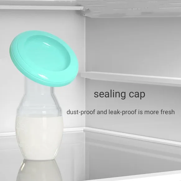 Hot Selling BPA Free Silicone Manual Breast Milk Collector Breast Pump Mother Care Products