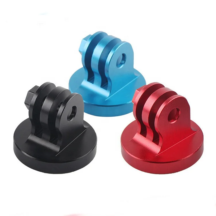Aluminum alloy adapter Sports Camera Accessories tripod 1 / 4 metal conversion base fixed base For Gopro