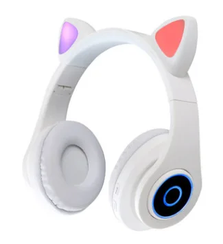 Индивидуальный дизайн наушники в форме кошачьих ушей для Bluetooth 5 0 гарнитура с голубыми зубьями поезд милые детские девочек