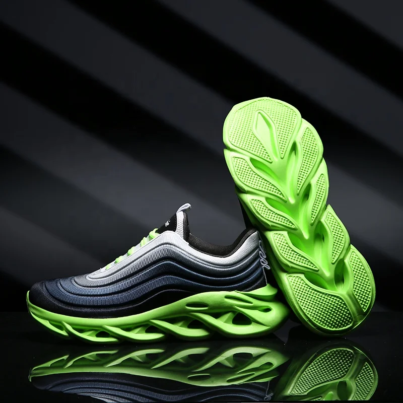 
Mens Subtle Gradients Design Casual Shoes Trail Blade Basketball Sneakers colourful sneakers 