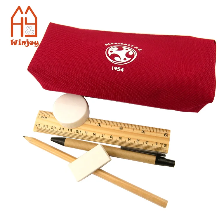 
Office & school supplies pencil ruler eraser nylon or oxford chain bag /pouch stationery set products. 