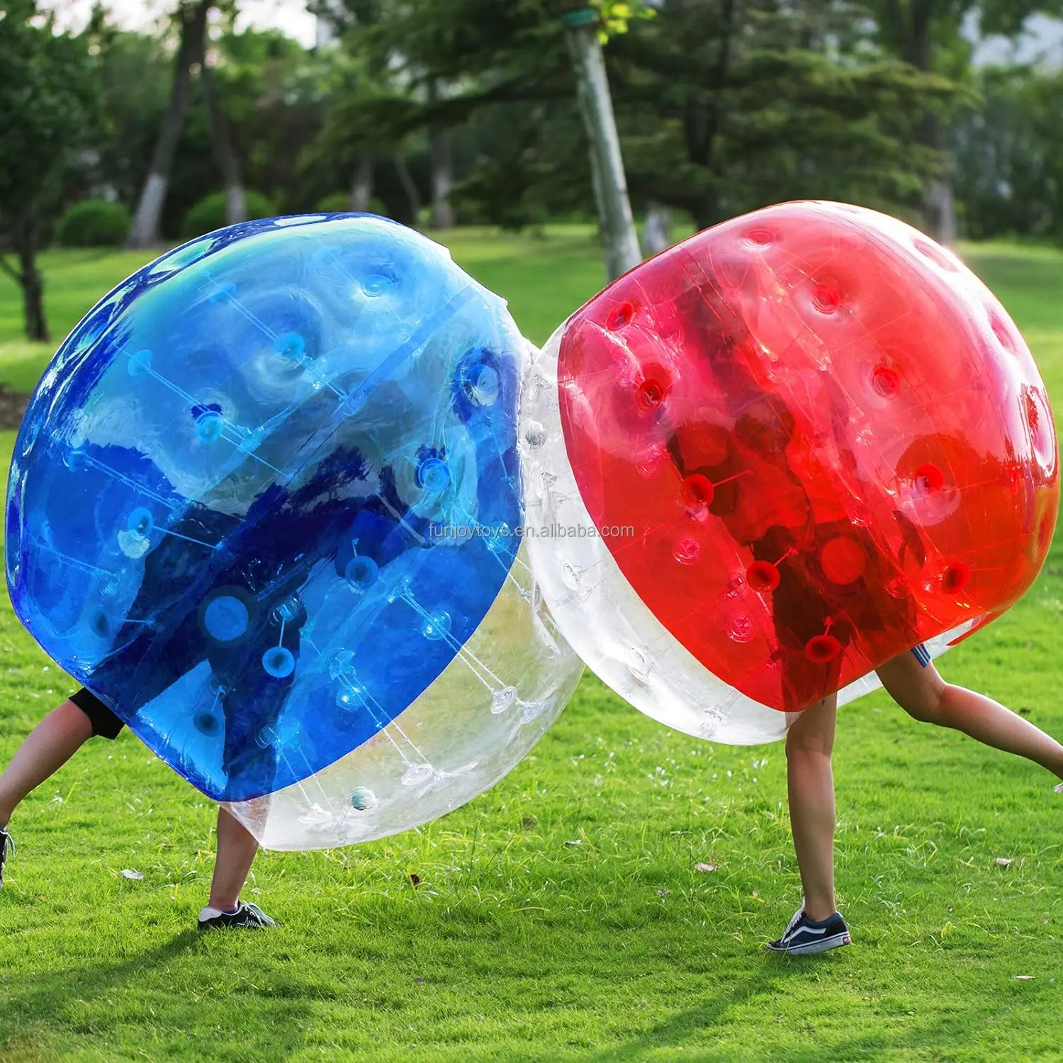 Inflatable Wearable Body Bumper Zorb Balls TPU Transparent Human Knocker Ball Bubble Soccer