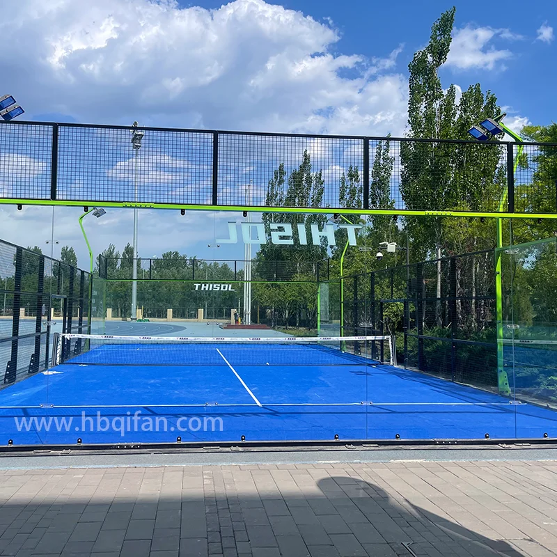 New arrival Luxury Panoramic Professional  Padel court Supplier Outdoor Indoor Paddle Tennis Price