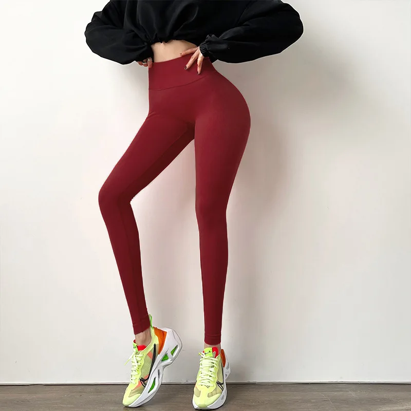 Custom logo Wholesale seamless High Waist scrunch butt Gym Fitness Workout leggings yoga Pants for women