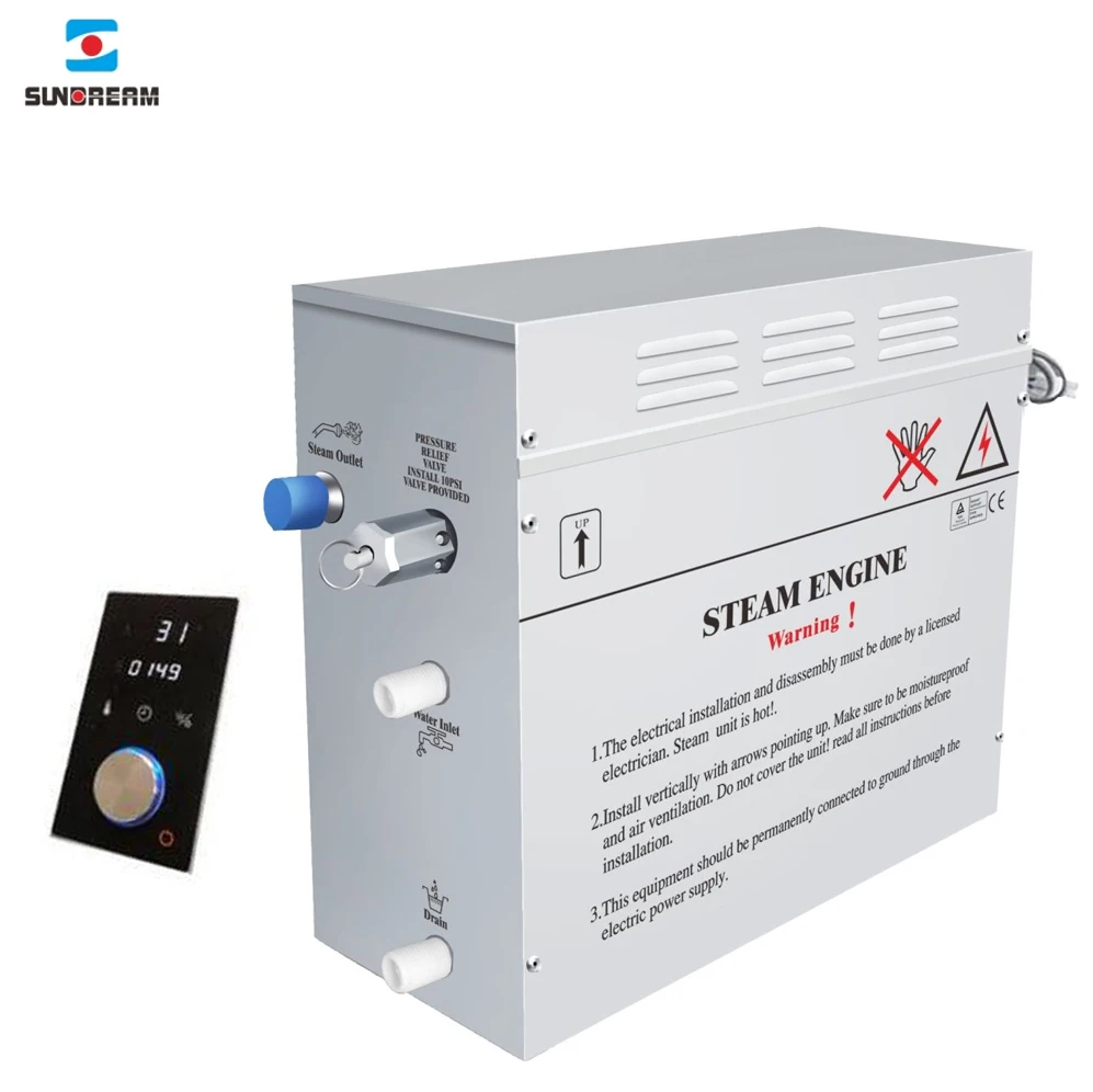 Паровой генератор SUNDREAM паровой ванны большого помещения турбо-генератор