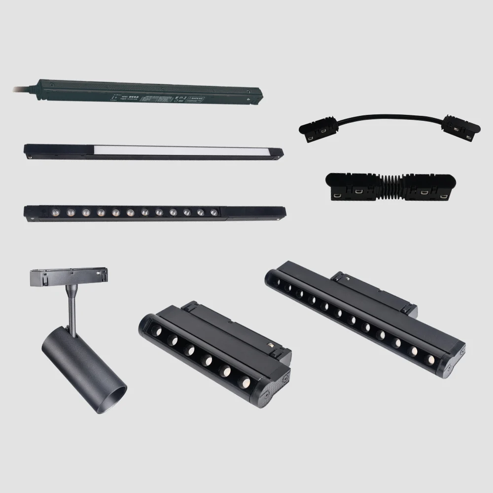 Brand New 220V 10W 18W 24W Sports Linear Guide Rail System Led Magnetic Track Flood Light
