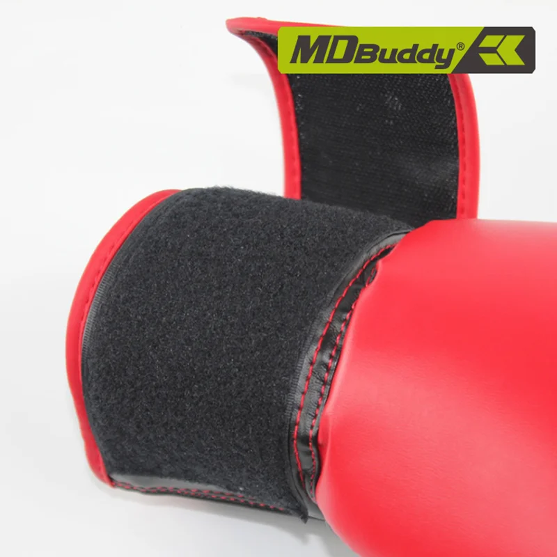 MDBuddy OEM ODM Custom Leather Boxing Gloves 8OZ 10OZ 12OZ 14OZ 16OZ Punching Heavy Bag Workout Kickboxing Gloves