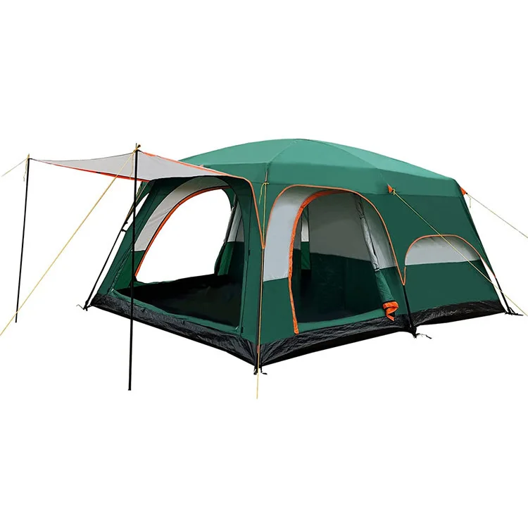 Отдых для всей семьи походный экран уличная палатка с двумя спальнями и одной гостиной на 3-4 человек