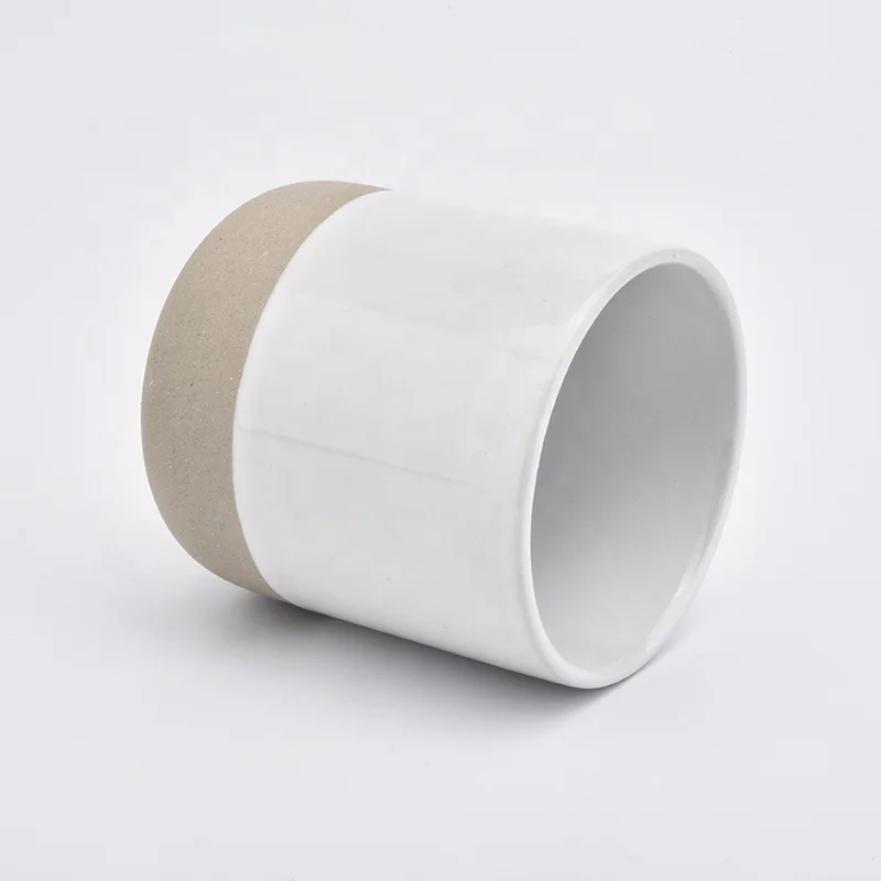 Custom Ceramic Jars empty candle vessel Home Decoration Wholesale