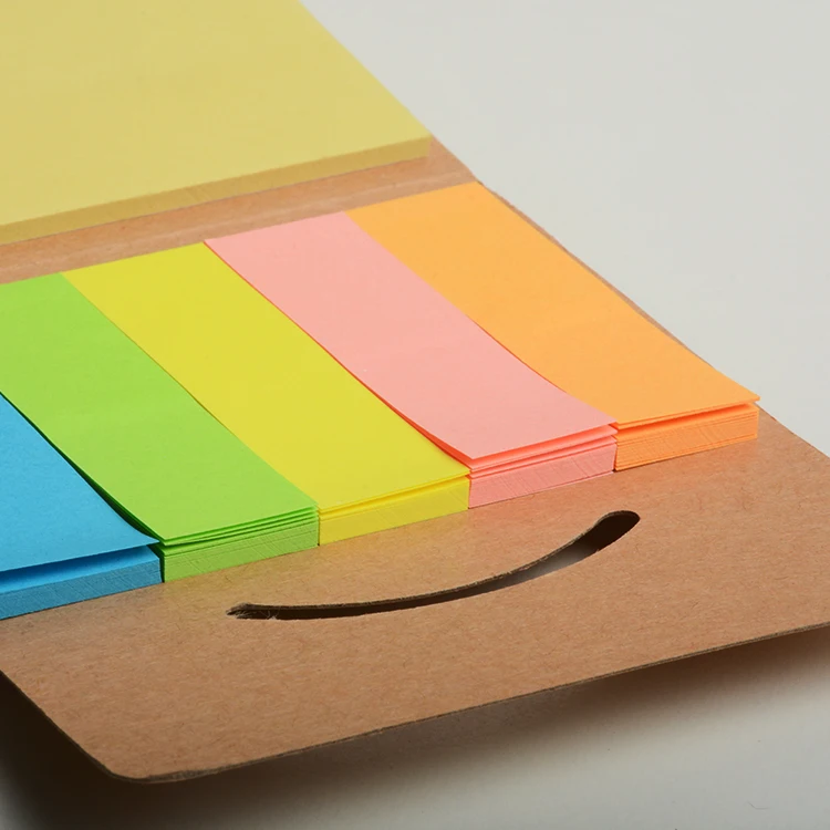 Promotional Paper Memo Pad Mini Self Adhesive Eco Friendly Custom Sticky Notes