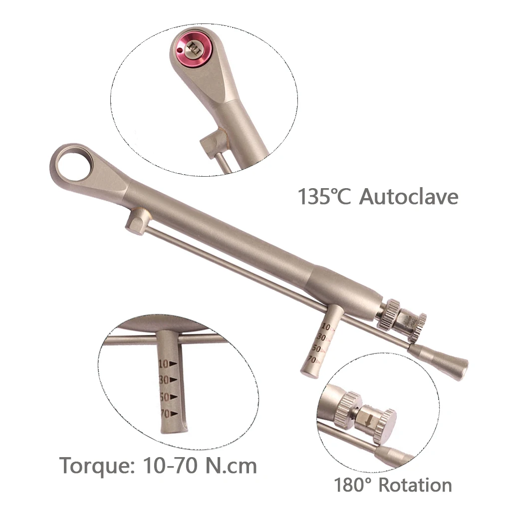 Набор хирургических приспособлений для зубных имплантатов