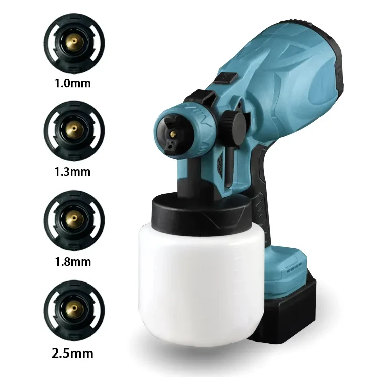 New Factory Supply 21V Cordless Electric Spray Paint Gun Painting Compressor Machine
