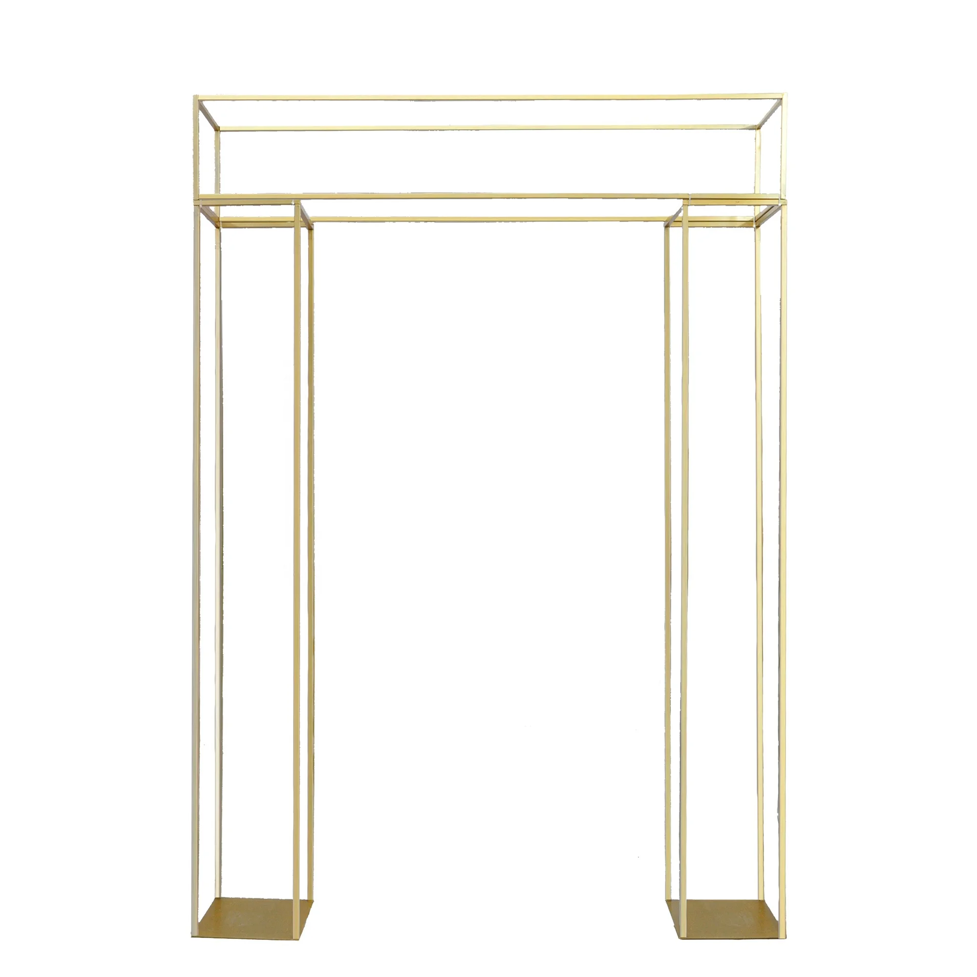 Металлическая складная рама, квадратная АРКА, свадебные стенты, подставка для цветов, садовая АРКА, наружная садовая арка