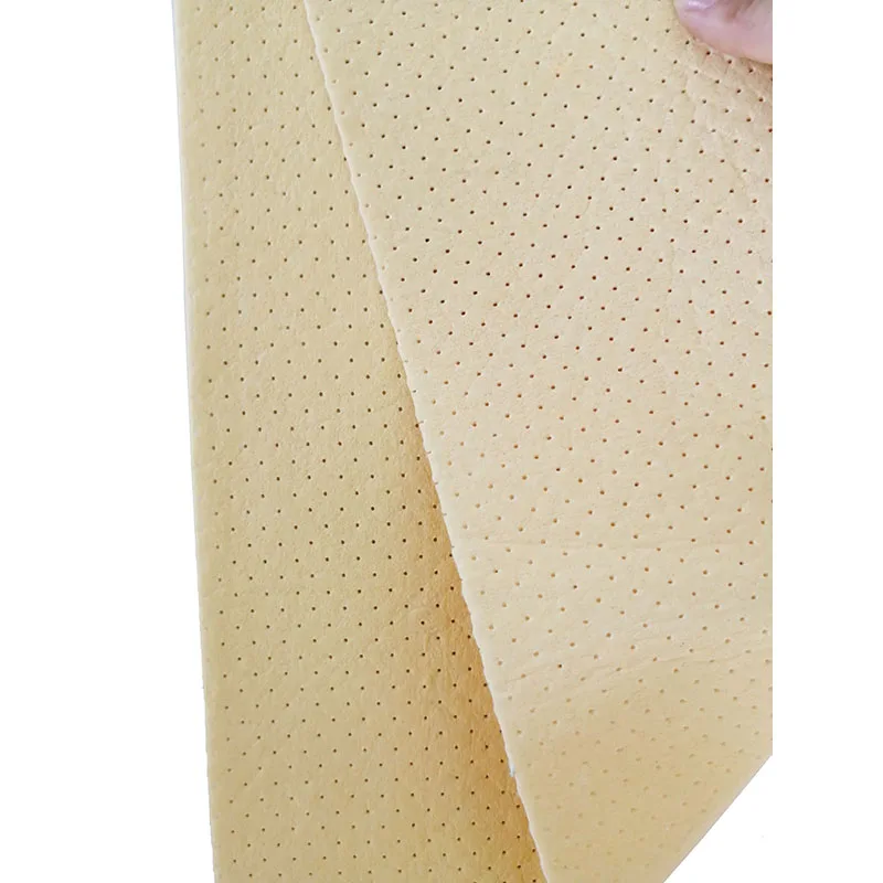 Wholesale germany style non woven kitchen wipe with PU floor cloth super absorbent cleaning cloth with hole