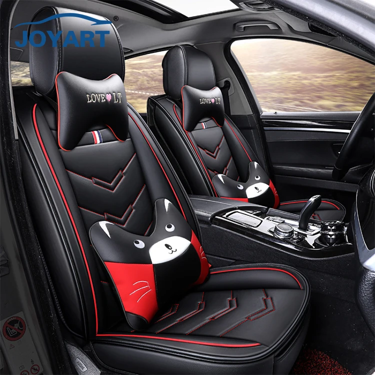 High Quality Low Price Anti-Slip Luxury Faux Leather Car Seat Cover Front Bottom Seat Cushion Cover
