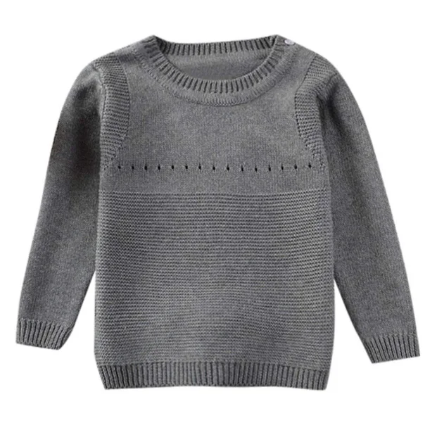 100% Organic Cotton knits Sweaters For Kids Sustainable Kids Pullover Knit Yarn Toddler O- Neck Baby Knitwear From Bangladesh