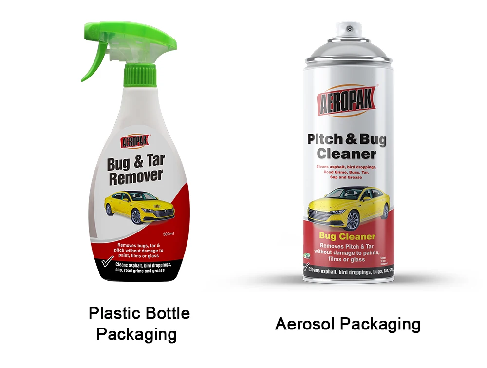 Aeropak 500ml Car Detailing Products Wholesale Pitch Bug Tar Remover Cleaner Spray