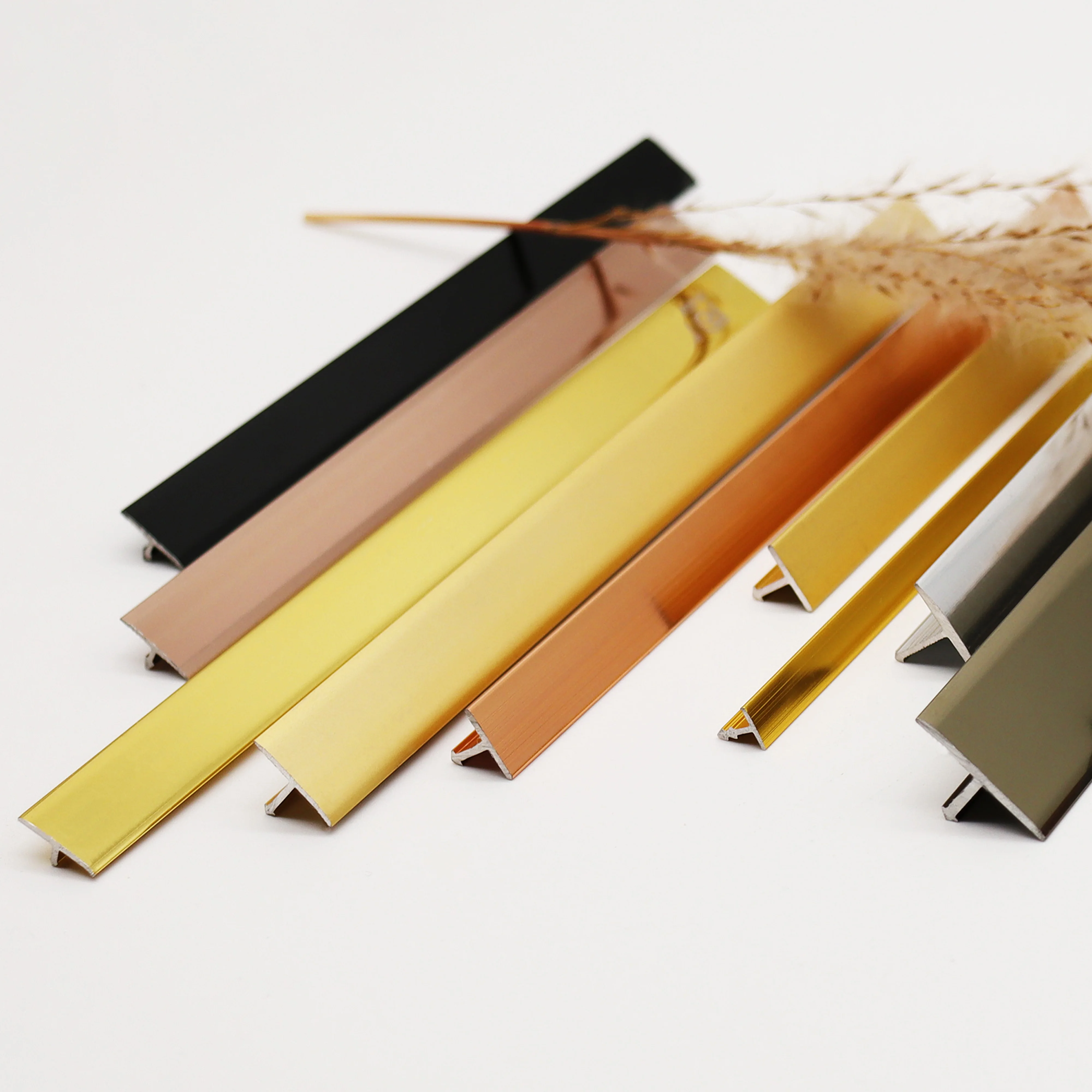 Fashion Waterproof T Shape Tile Edge Trim Corner Tile Trim Corners aluminum trim Floor Tile Trimming Corner