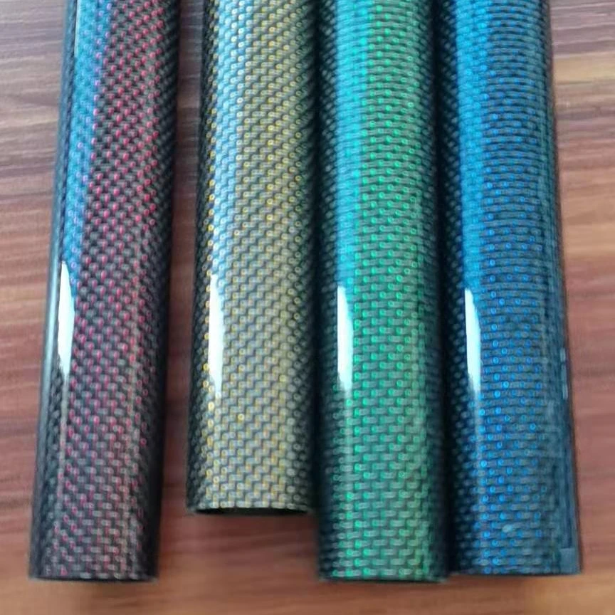 
2021 hot sale customized high quality plain weave matte carbon fiber tube 