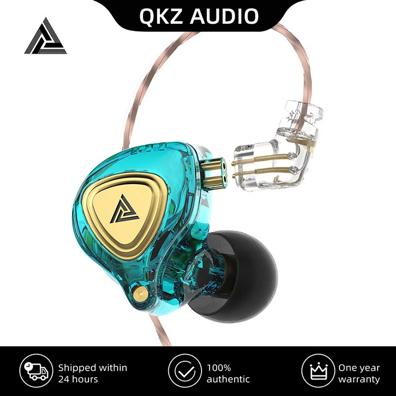 QKZ ZX3 wired with mic running ready to ship sports electronics In-ear mobile phone airbuds live broadcast headset