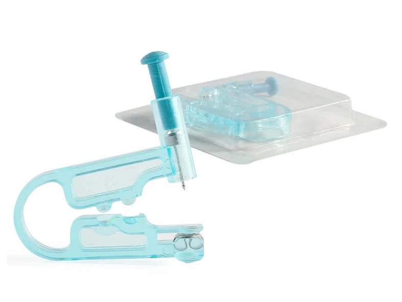 Classic 1pcs Ear Piercing Kit Asepsis Disposable Healthy Safety Earring Piercer Tool Machine Kit Studs Ear Piercing Gun