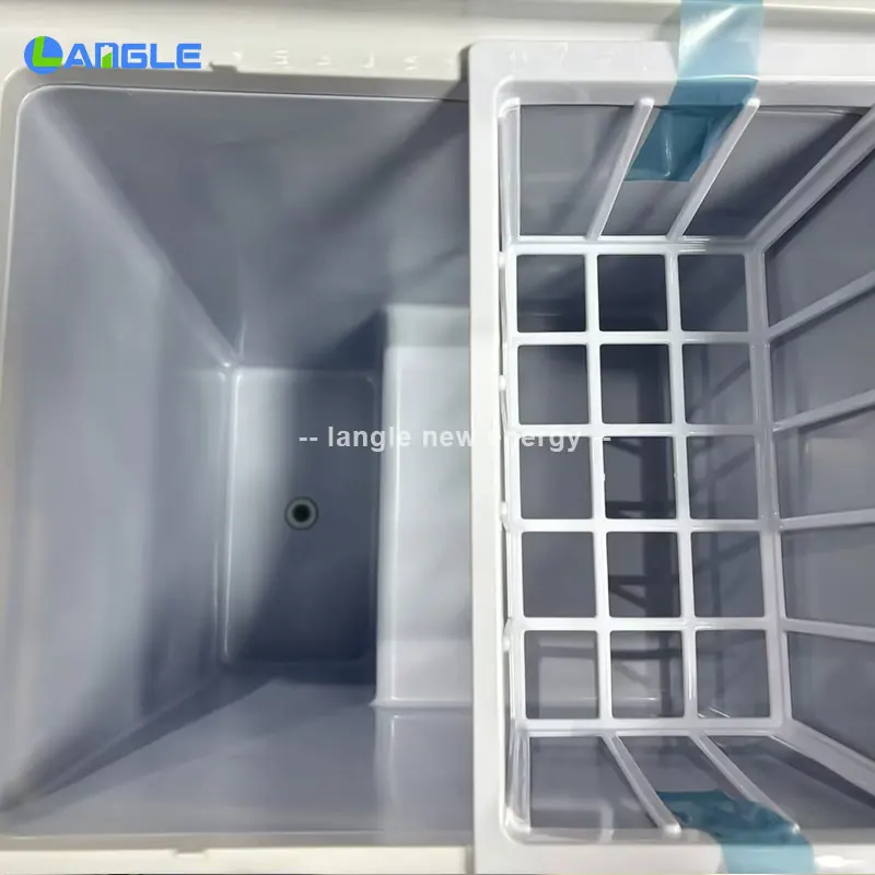 Solar powered 12V DC camping fridge 100L battery powered freezer solar deep freezer