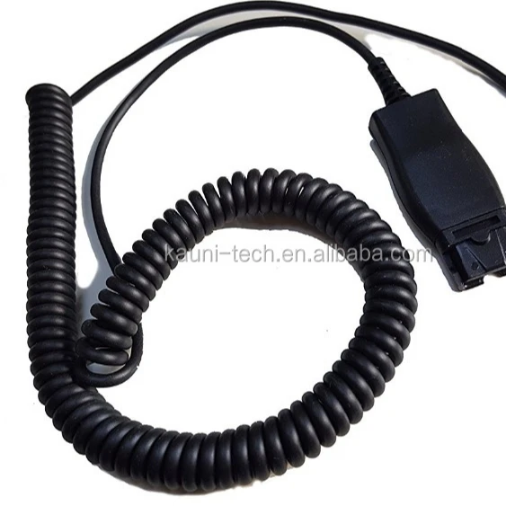 Hot selling HIS Adaptor, RJ9 RJ11 QD cable for Plantronics Headset 2022