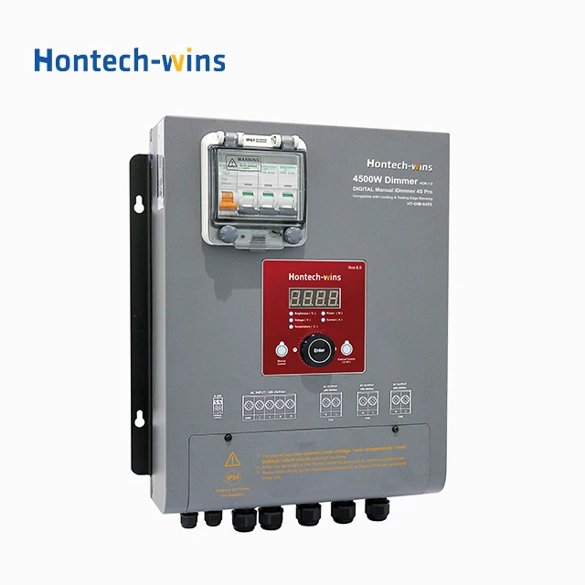 220V Intelligent Dusk And Dawn Simulator, Chicken Farm Dimming System, LED Light Dimmer  Supporting 0-10v signal connection