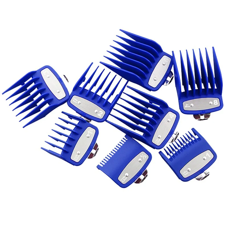 Hair Clipper Limit Comb Fit Barber shop Hair Cutting Guides Combs Accessory With Metal Clip 10 Kind Cutting Lengths Guards Set