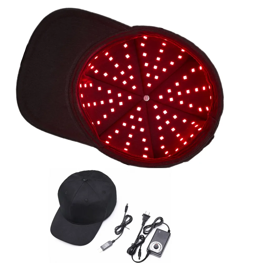 Hair loss laser cap growth led red light therapy hair diodes laser caps