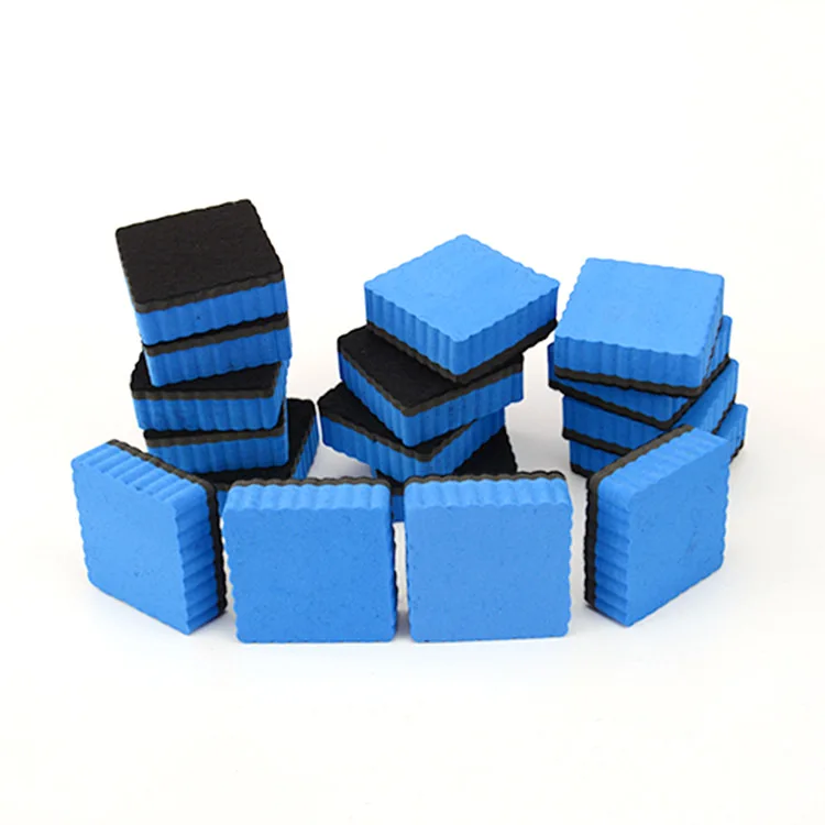 Manufacturers direct sales square wave EVA white board eraser felt cloth board eraser