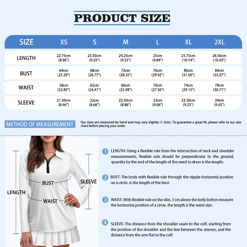 Long Women Golf Shirt Hawaiian Hibiscus Custom Print Casual Sport Tops Breath Gym Outdoor Autumn Female Clothes Polo Shirts